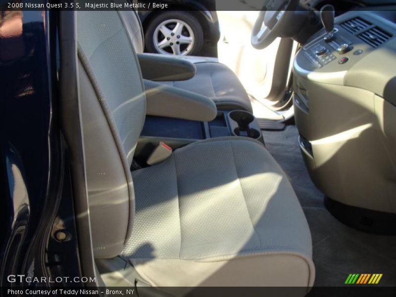 Majestic Blue Metallic / Beige 2008 Nissan Quest 3.5 S
