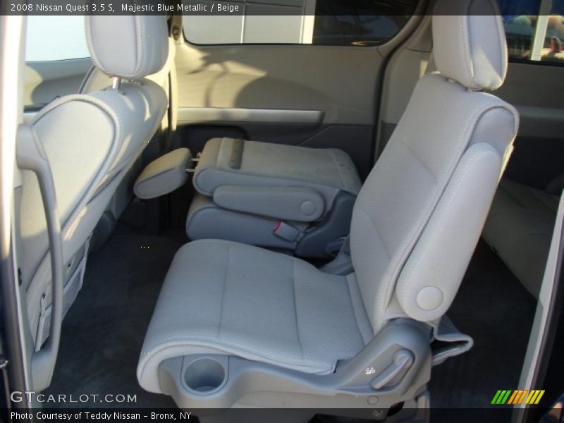 Majestic Blue Metallic / Beige 2008 Nissan Quest 3.5 S