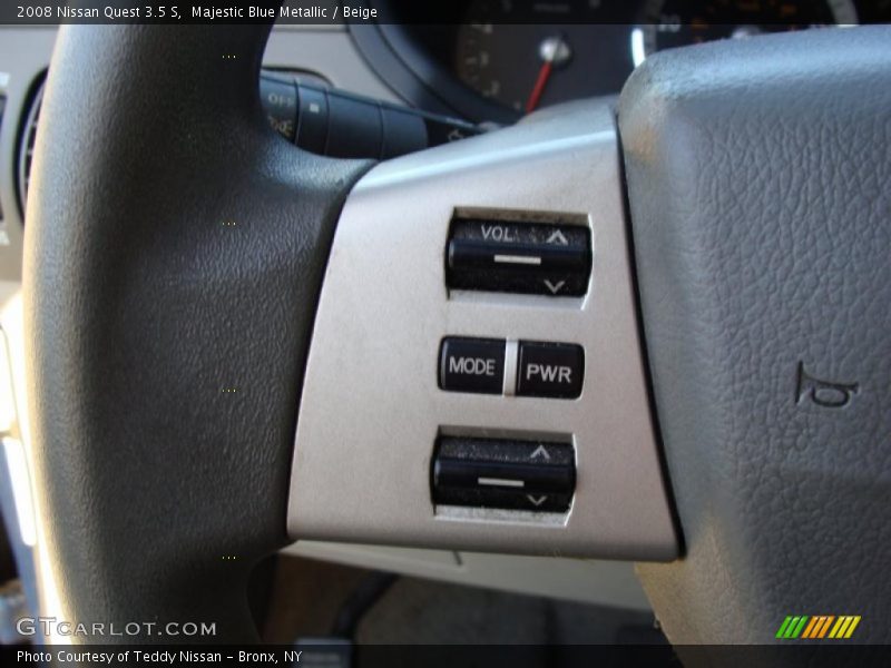 Majestic Blue Metallic / Beige 2008 Nissan Quest 3.5 S