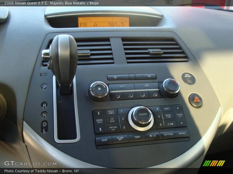 Majestic Blue Metallic / Beige 2008 Nissan Quest 3.5 S