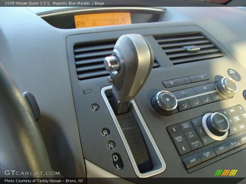 Majestic Blue Metallic / Beige 2008 Nissan Quest 3.5 S