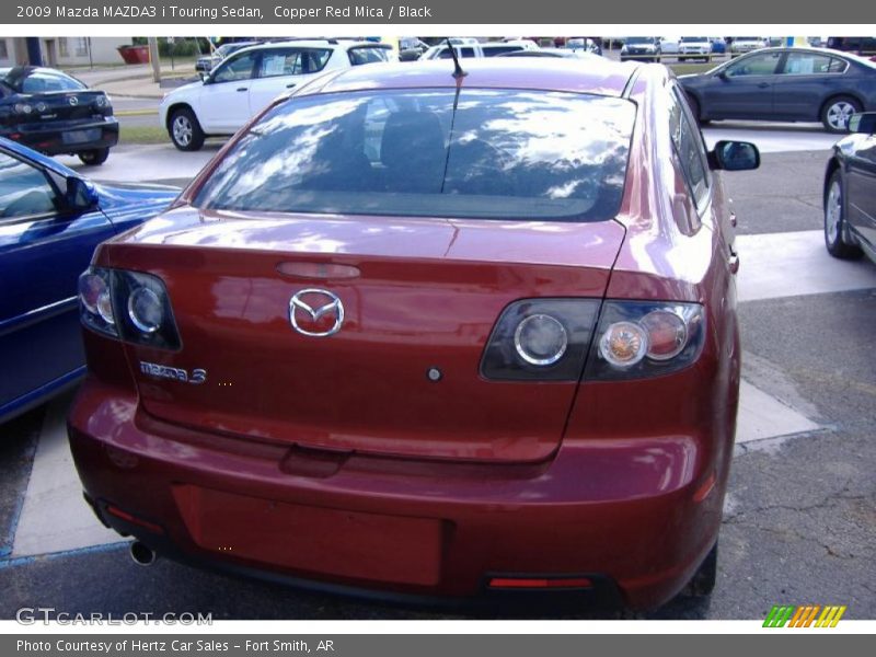 Copper Red Mica / Black 2009 Mazda MAZDA3 i Touring Sedan