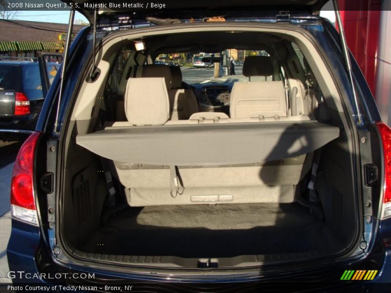Majestic Blue Metallic / Beige 2008 Nissan Quest 3.5 S