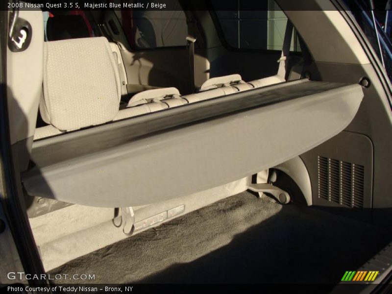 Majestic Blue Metallic / Beige 2008 Nissan Quest 3.5 S