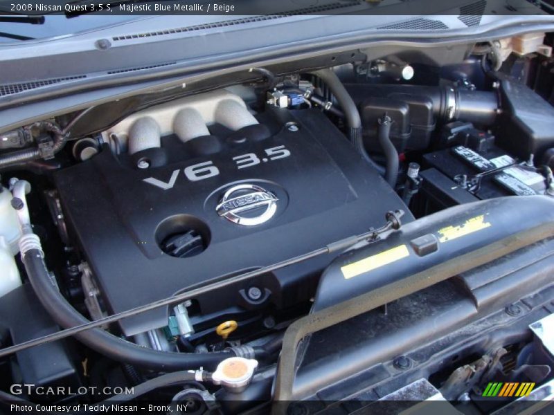 Majestic Blue Metallic / Beige 2008 Nissan Quest 3.5 S