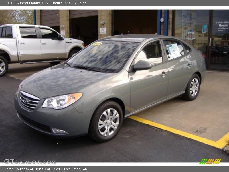 Natural Khaki / Beige 2010 Hyundai Elantra GLS