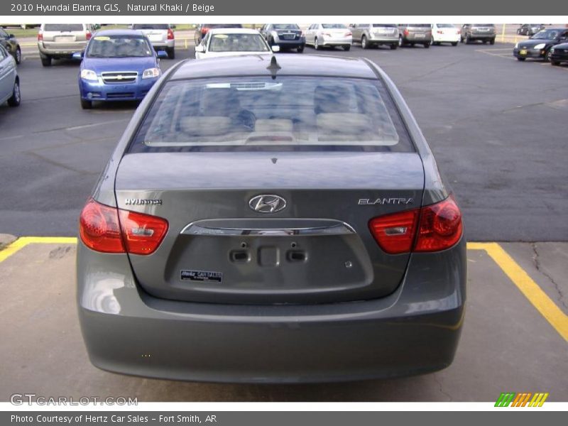 Natural Khaki / Beige 2010 Hyundai Elantra GLS