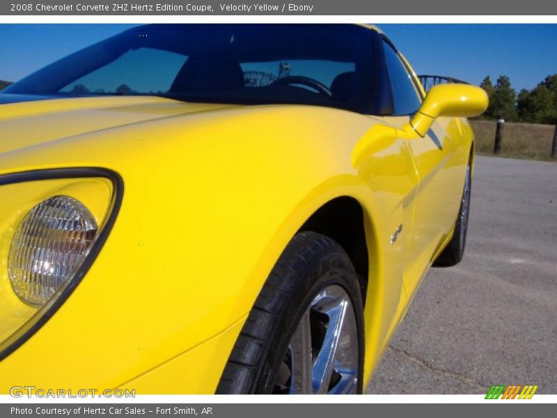 Velocity Yellow / Ebony 2008 Chevrolet Corvette ZHZ Hertz Edition Coupe