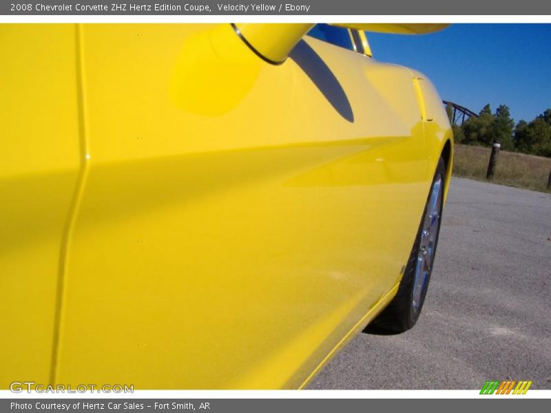 Velocity Yellow / Ebony 2008 Chevrolet Corvette ZHZ Hertz Edition Coupe