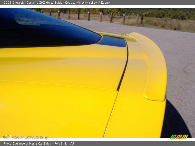 Velocity Yellow / Ebony 2008 Chevrolet Corvette ZHZ Hertz Edition Coupe