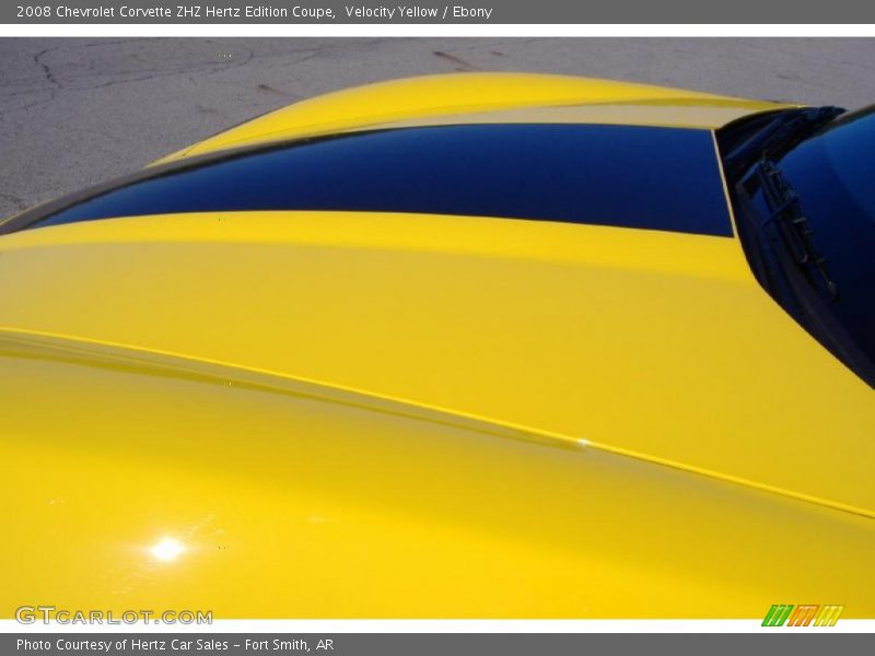Velocity Yellow / Ebony 2008 Chevrolet Corvette ZHZ Hertz Edition Coupe