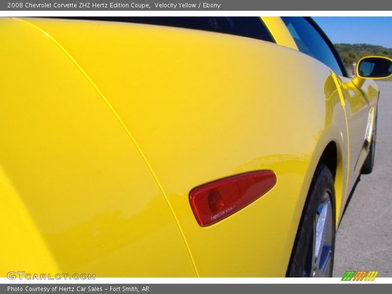 Velocity Yellow / Ebony 2008 Chevrolet Corvette ZHZ Hertz Edition Coupe
