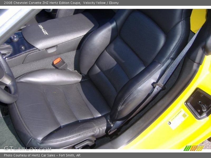 Velocity Yellow / Ebony 2008 Chevrolet Corvette ZHZ Hertz Edition Coupe