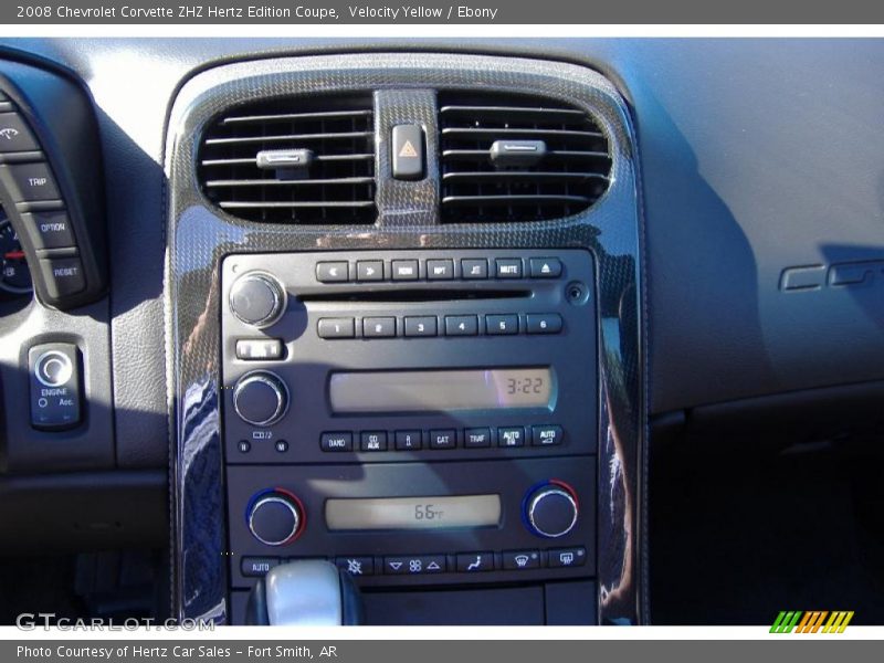 Controls of 2008 Corvette ZHZ Hertz Edition Coupe