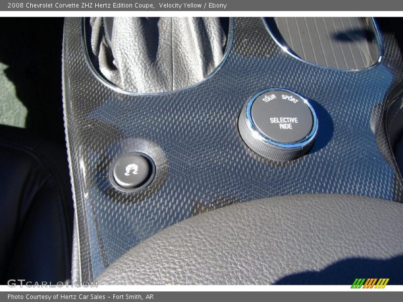 Controls of 2008 Corvette ZHZ Hertz Edition Coupe