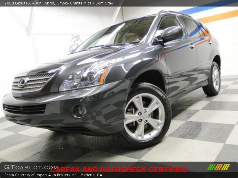 Smoky Granite Mica / Light Gray 2008 Lexus RX 400h Hybrid