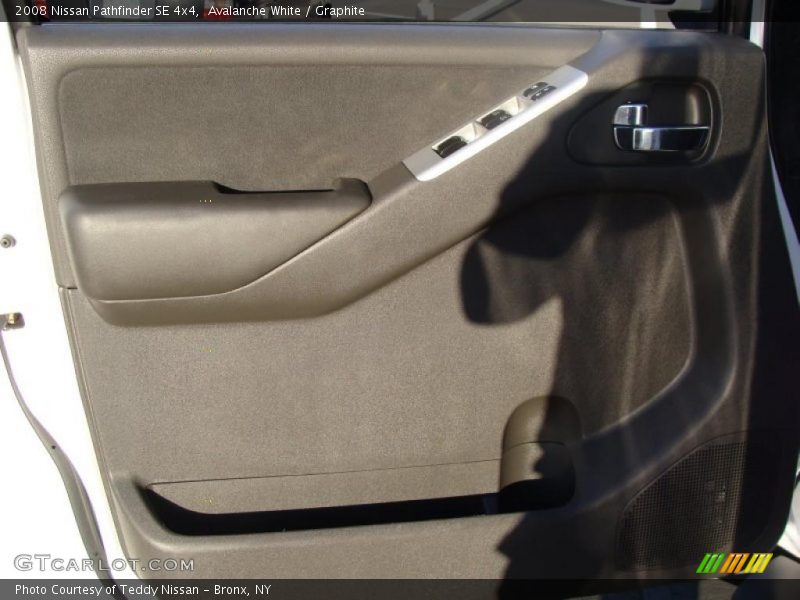 Avalanche White / Graphite 2008 Nissan Pathfinder SE 4x4