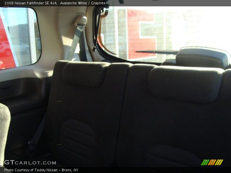 Avalanche White / Graphite 2008 Nissan Pathfinder SE 4x4