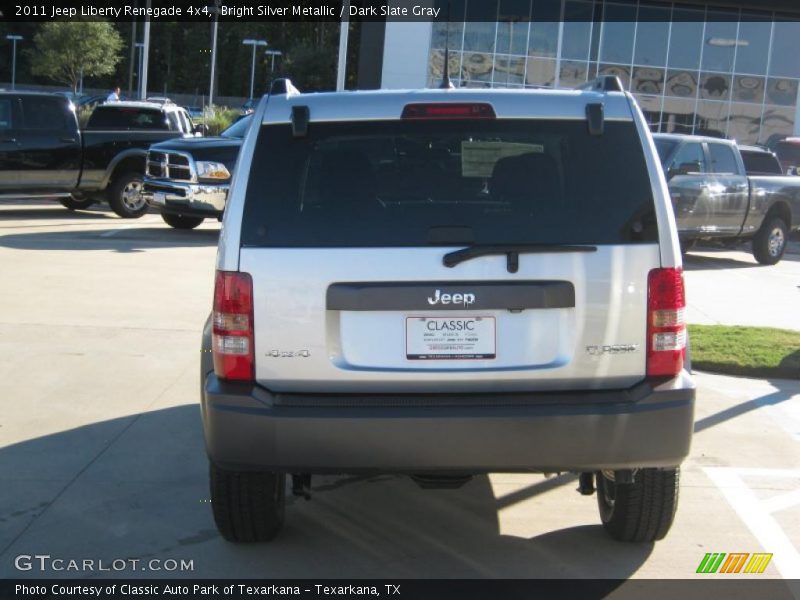 Bright Silver Metallic / Dark Slate Gray 2011 Jeep Liberty Renegade 4x4