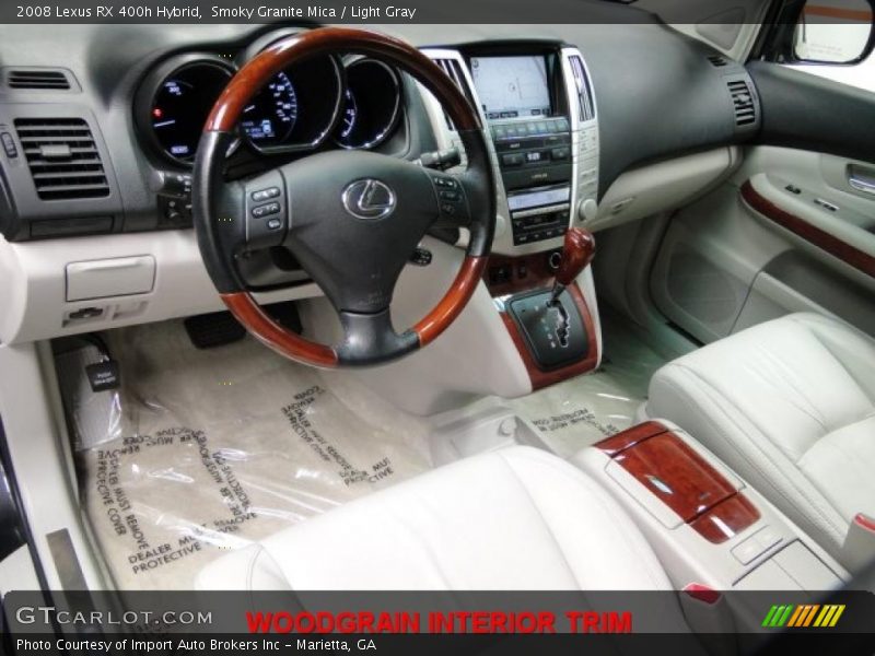 Smoky Granite Mica / Light Gray 2008 Lexus RX 400h Hybrid