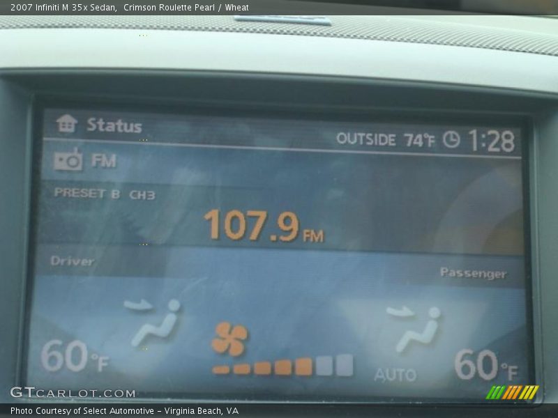Crimson Roulette Pearl / Wheat 2007 Infiniti M 35x Sedan