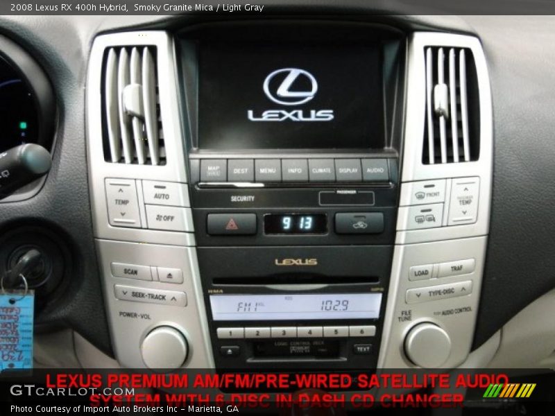 Smoky Granite Mica / Light Gray 2008 Lexus RX 400h Hybrid