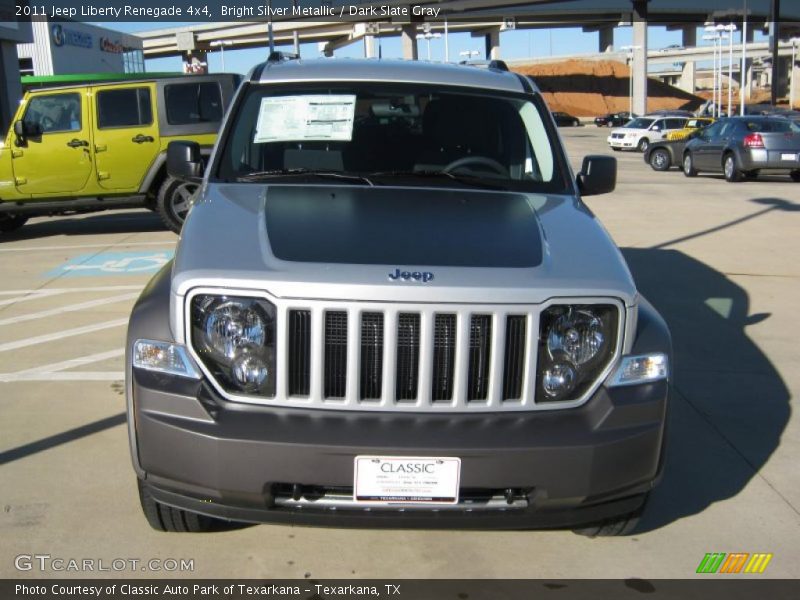 Bright Silver Metallic / Dark Slate Gray 2011 Jeep Liberty Renegade 4x4
