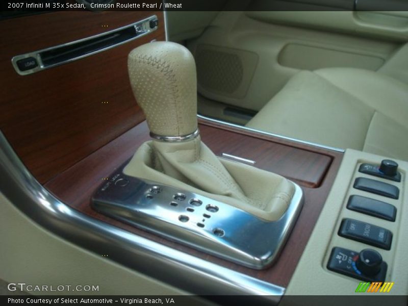 Crimson Roulette Pearl / Wheat 2007 Infiniti M 35x Sedan
