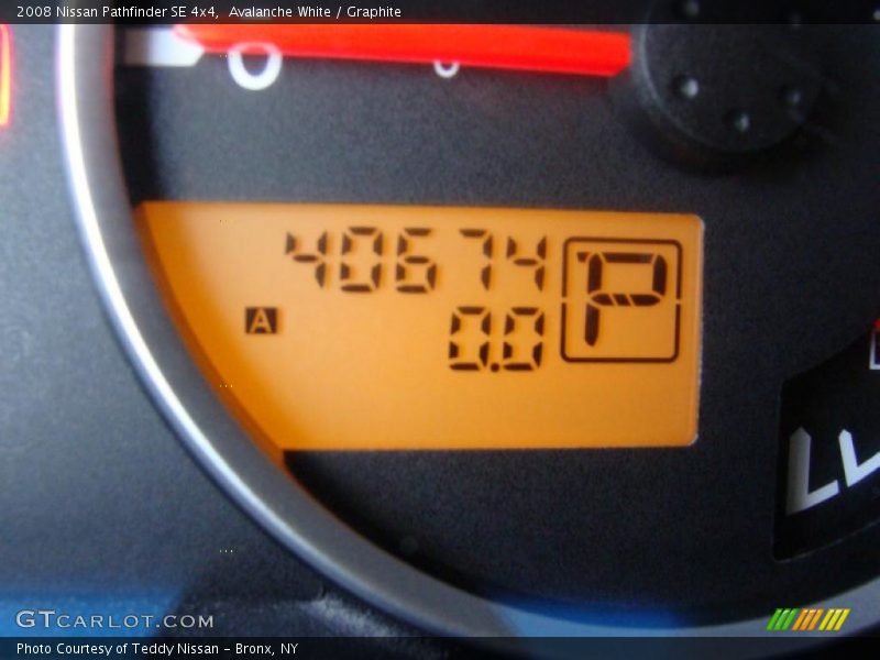 Avalanche White / Graphite 2008 Nissan Pathfinder SE 4x4
