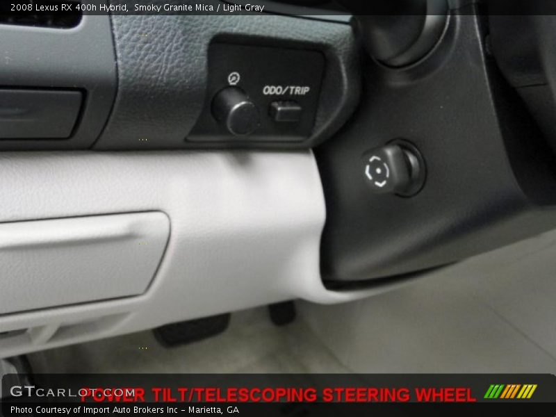 Smoky Granite Mica / Light Gray 2008 Lexus RX 400h Hybrid
