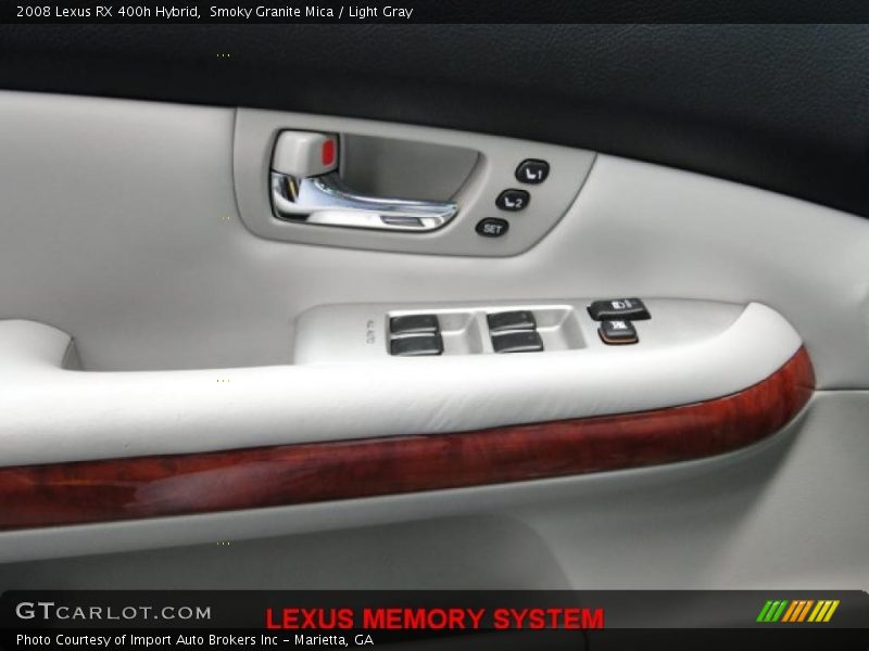 Smoky Granite Mica / Light Gray 2008 Lexus RX 400h Hybrid