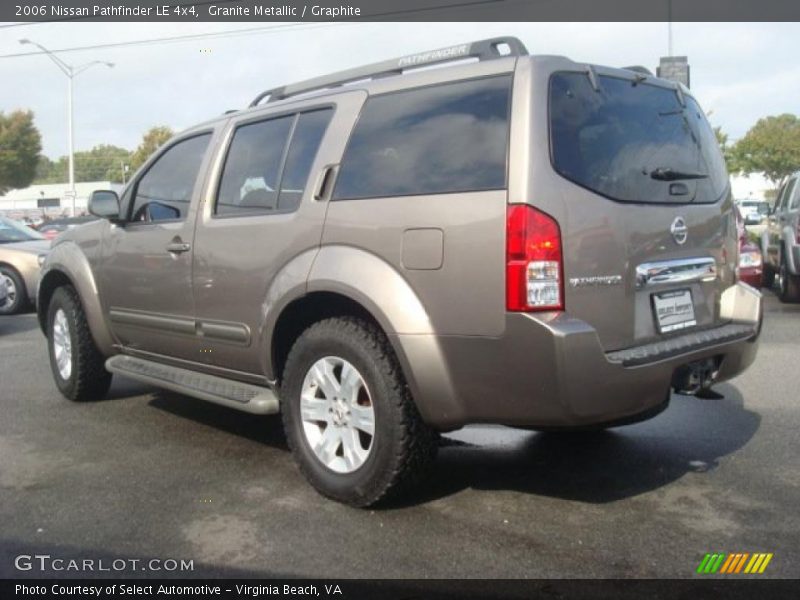 Granite Metallic / Graphite 2006 Nissan Pathfinder LE 4x4