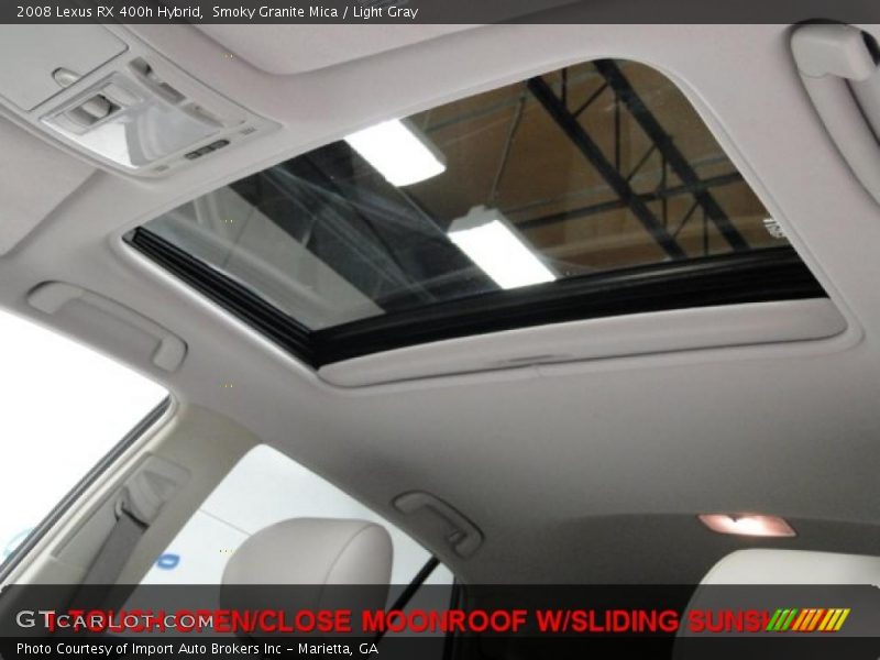 Smoky Granite Mica / Light Gray 2008 Lexus RX 400h Hybrid