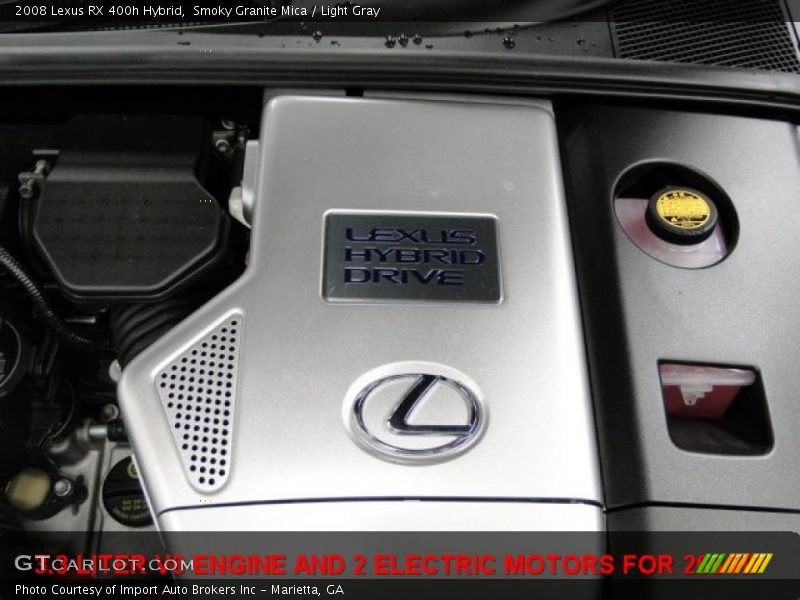 Smoky Granite Mica / Light Gray 2008 Lexus RX 400h Hybrid