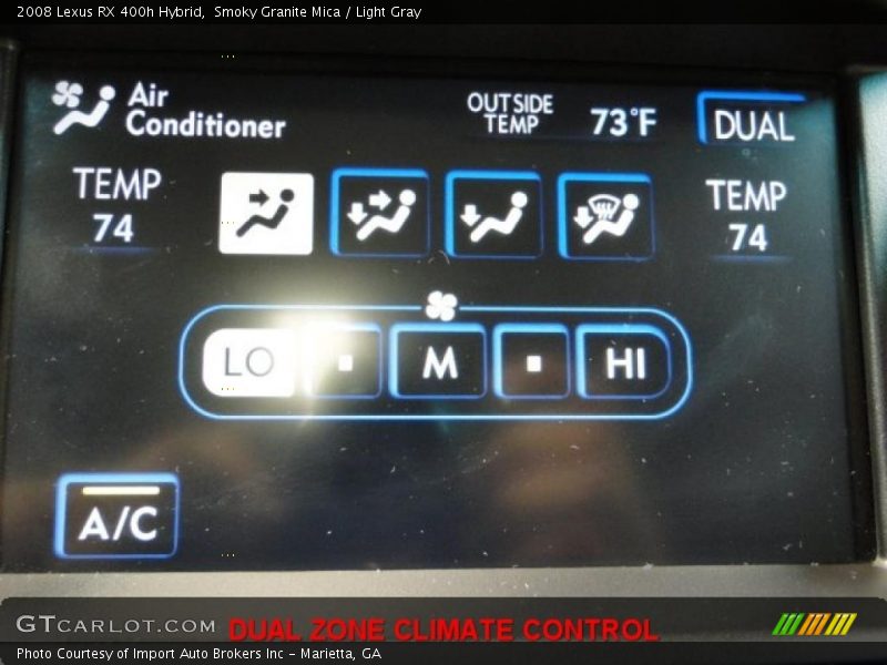 Smoky Granite Mica / Light Gray 2008 Lexus RX 400h Hybrid