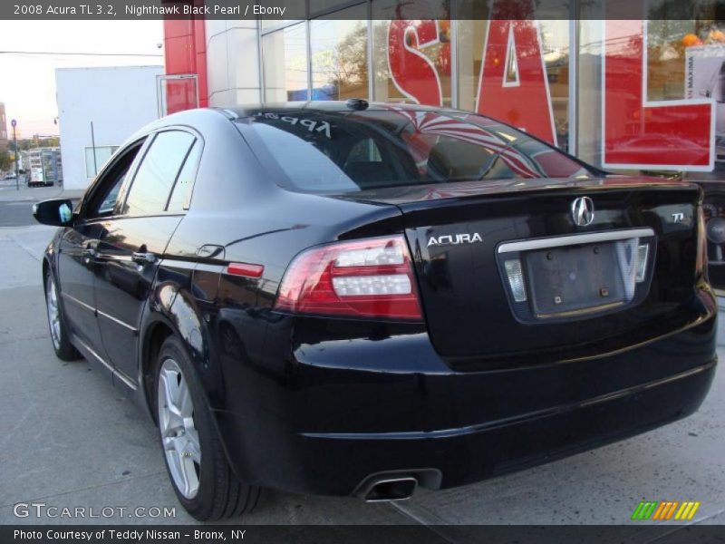 Nighthawk Black Pearl / Ebony 2008 Acura TL 3.2