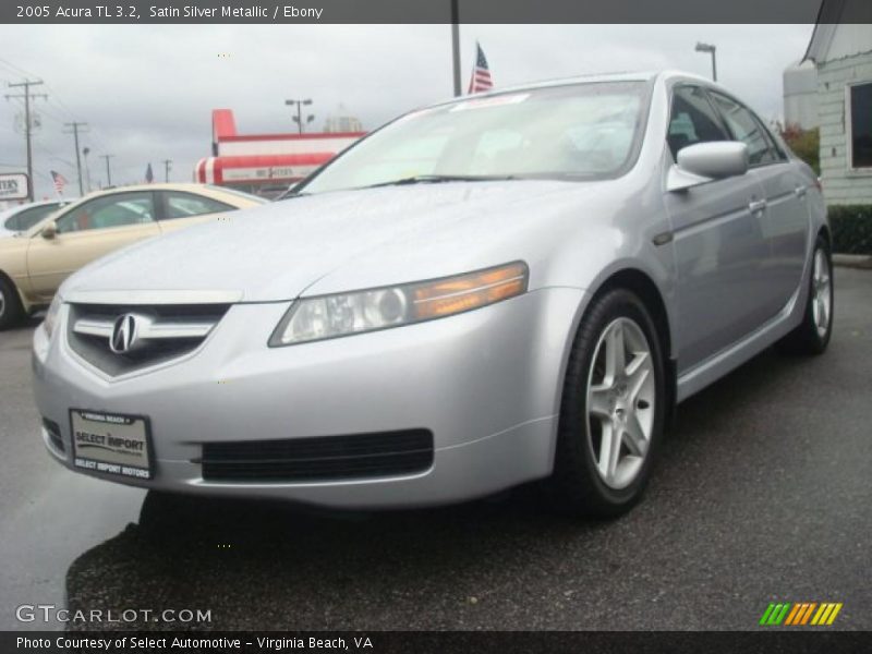 Satin Silver Metallic / Ebony 2005 Acura TL 3.2
