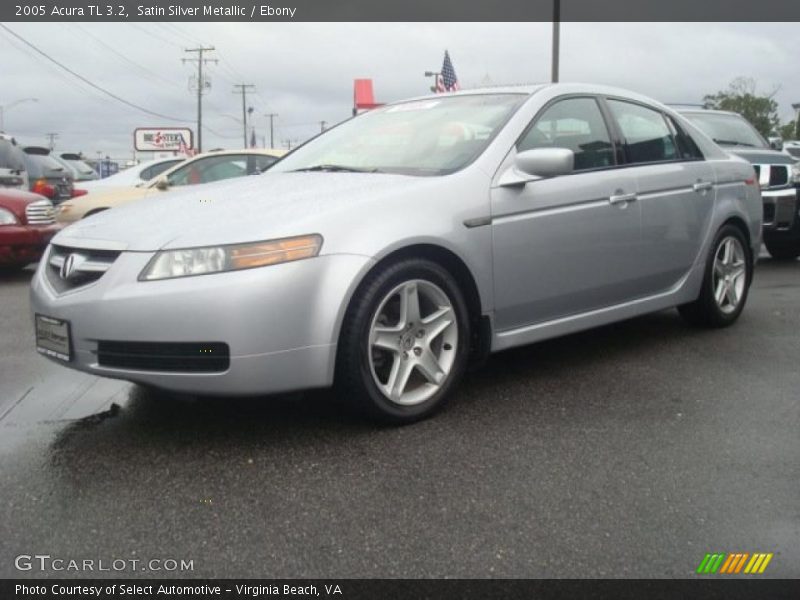 Satin Silver Metallic / Ebony 2005 Acura TL 3.2
