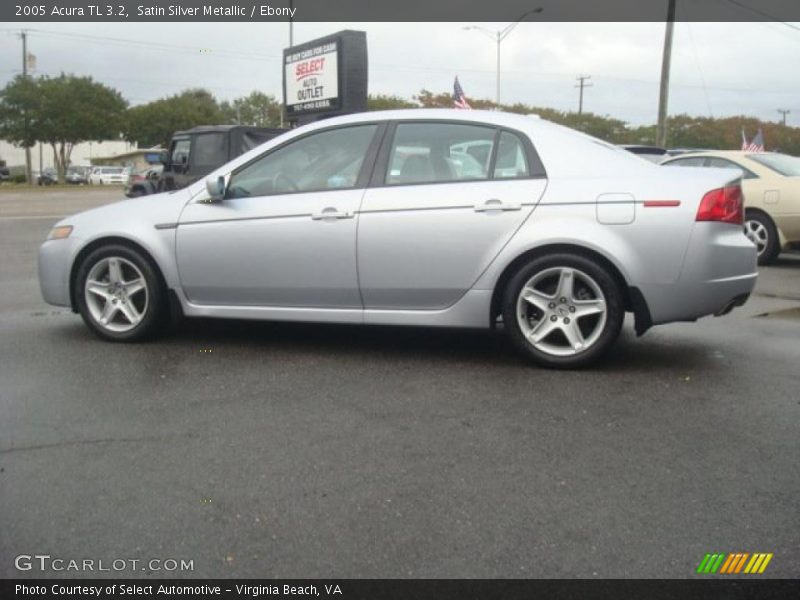 Satin Silver Metallic / Ebony 2005 Acura TL 3.2