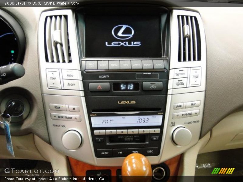 Crystal White / Ivory 2008 Lexus RX 350