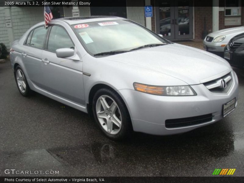 Satin Silver Metallic / Ebony 2005 Acura TL 3.2