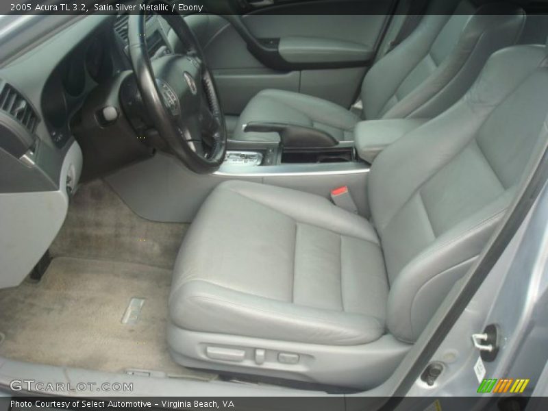 Satin Silver Metallic / Ebony 2005 Acura TL 3.2