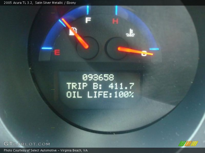 Satin Silver Metallic / Ebony 2005 Acura TL 3.2