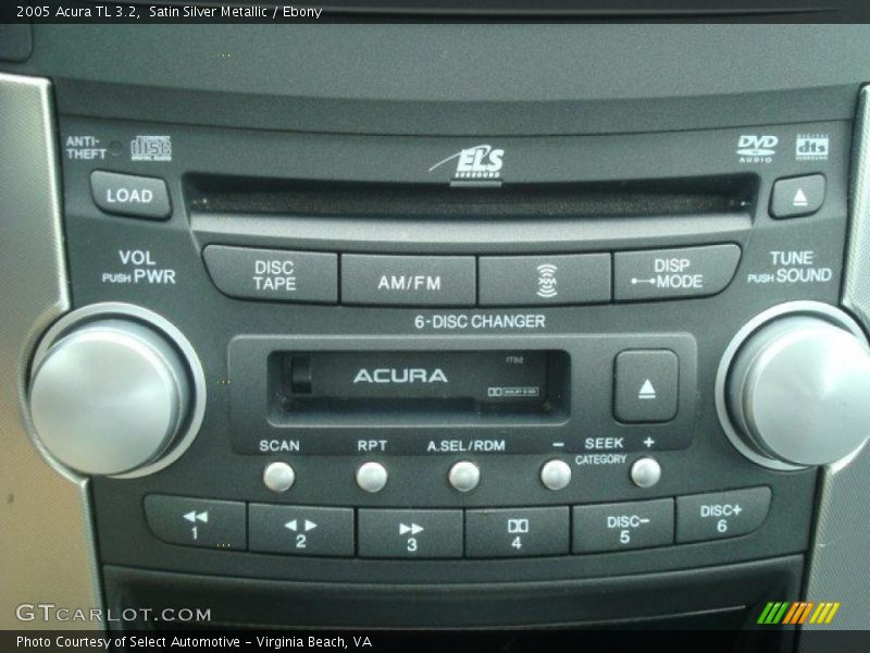 Satin Silver Metallic / Ebony 2005 Acura TL 3.2