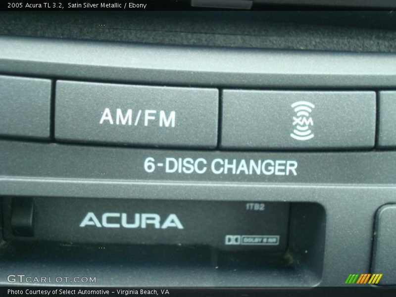 Satin Silver Metallic / Ebony 2005 Acura TL 3.2