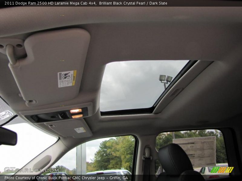 Brilliant Black Crystal Pearl / Dark Slate 2011 Dodge Ram 2500 HD Laramie Mega Cab 4x4