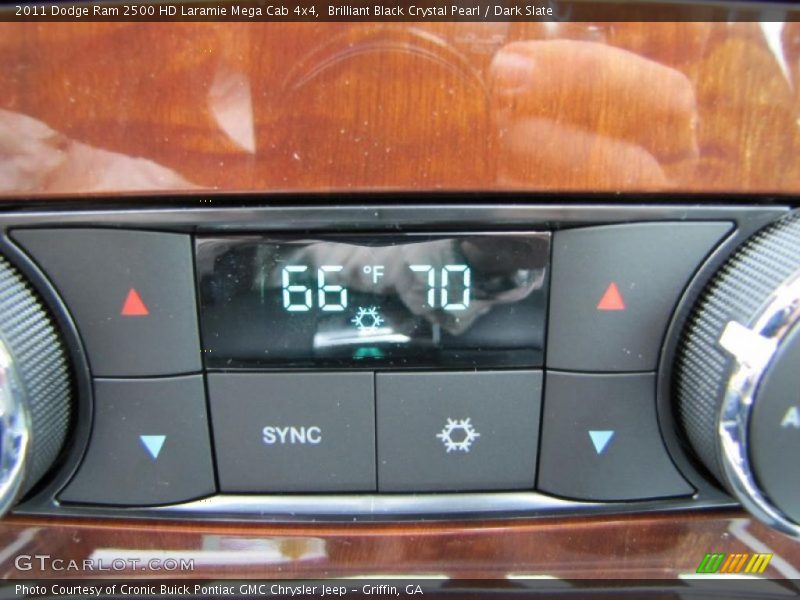 Controls of 2011 Ram 2500 HD Laramie Mega Cab 4x4