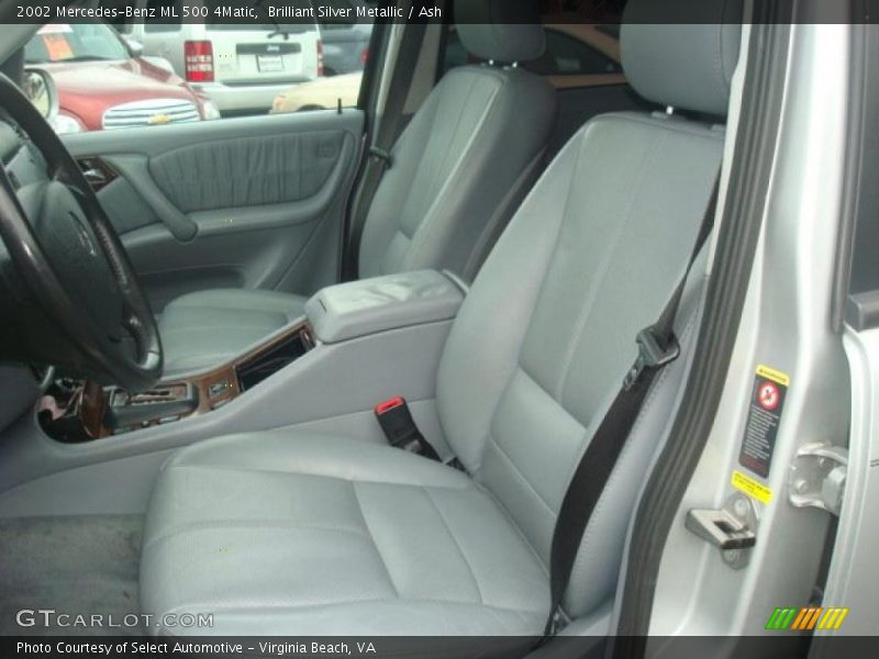  2002 ML 500 4Matic Ash Interior