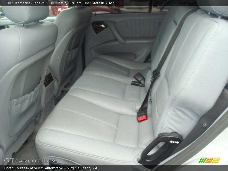  2002 ML 500 4Matic Ash Interior
