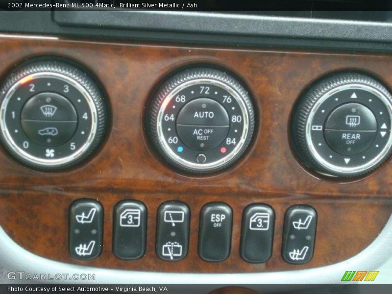 Brilliant Silver Metallic / Ash 2002 Mercedes-Benz ML 500 4Matic